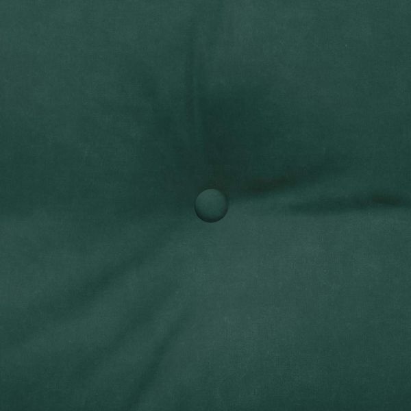 Възглавница за гръб Тъмен зелен 100 x 24 x 50 см Кадифе