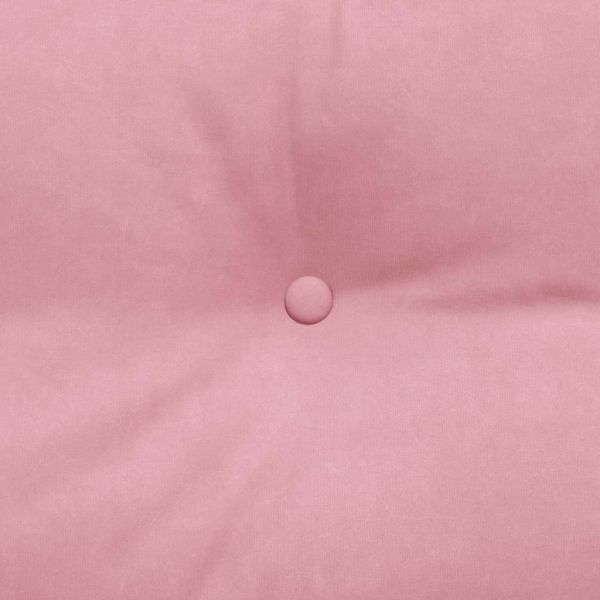 Възглавница за гръб Розово 100 x 24 x 50 см Кадифе