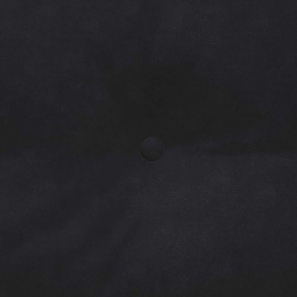 Възглавница за гръб Черно 100 x 24 x 50 см Кадифе