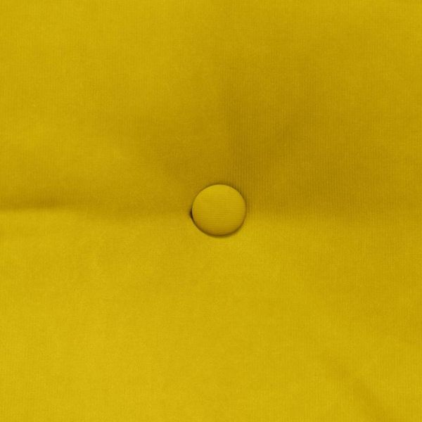 Възглавница за гръб Жълто 100 x 24 x 50 см Кадифе