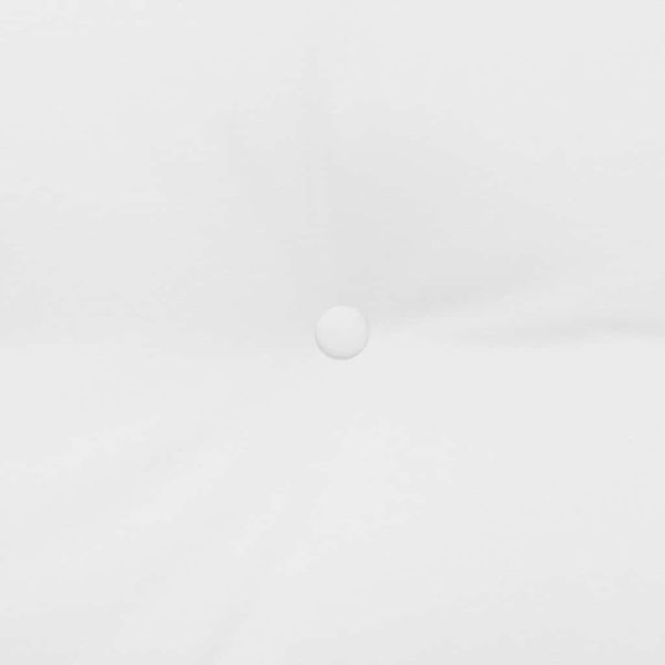 Възглавница за гръб Бяло 140 x 24 x 50 см текстил