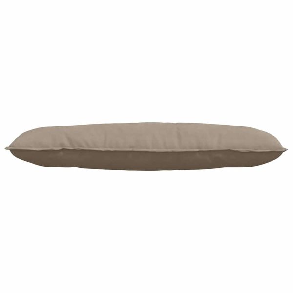 Възглавница за гръб Таупе 120 x 50 cm Микрофибърна тъкан