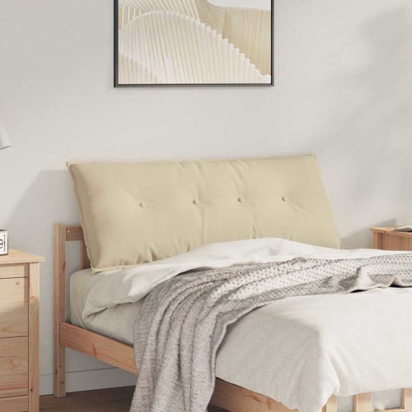 Възглавница за гръб Крем 120 x 50 cm Микрофибърна тъкан