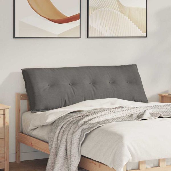 Възглавница за гръб Светлосиво 140 x 50 cm Кордюрова тъкан