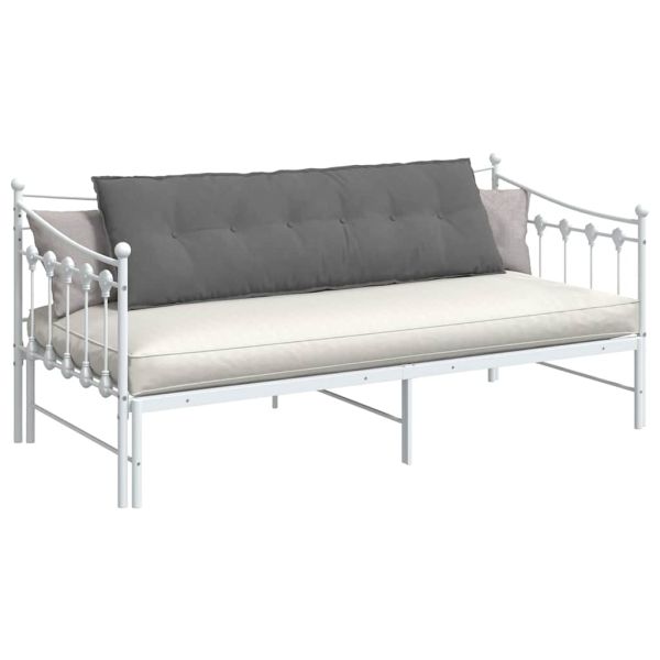 Възглавница за гръб Тъмен сив 160 x 50 cm Микрофибърна тъкан