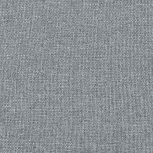 Възглавница за гръб Светлосиво 200 x 19 x 50 см текстил