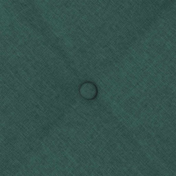 Възглавница за гръб Тъмен зелен 200 x 19 x 50 см текстил