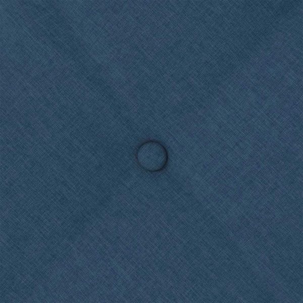 Възглавница за гръб Синьо 200 x 19 x 50 см текстил