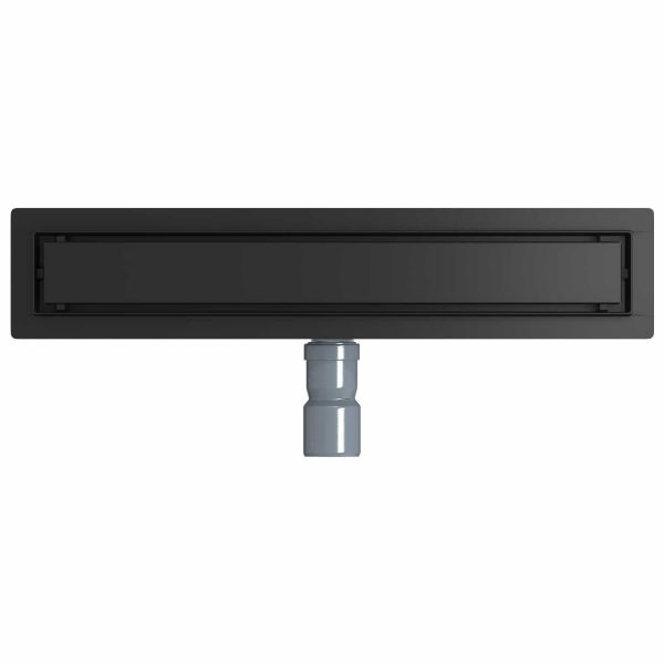 Душ канал 2-в-1 с 360° сифони Черно 50 cm