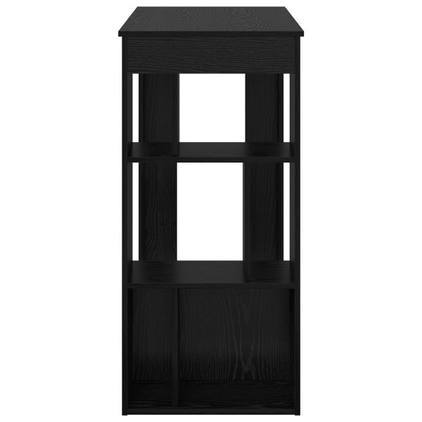 Бар маса с рафт Черния дъб 102 x 50 x 103,5 см Инженерно дърво