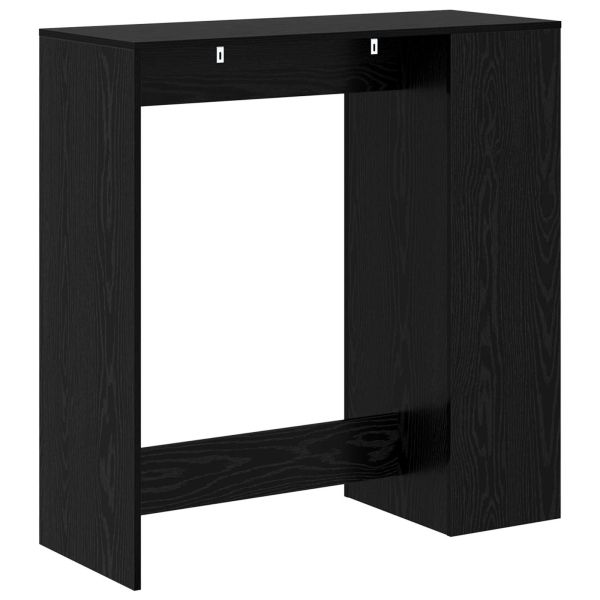 Бар маса с рафт Черния дъб 101 x 40 x 103,5 см Инженерно дърво