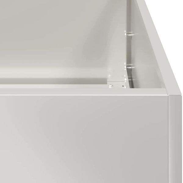 Кашпа, 280x40x40 см, неръждаема стомана