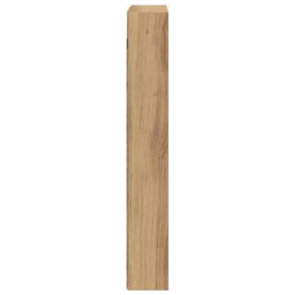 Витрина Монтиране на стена Дъб 60 x 8,5 x 58 см
