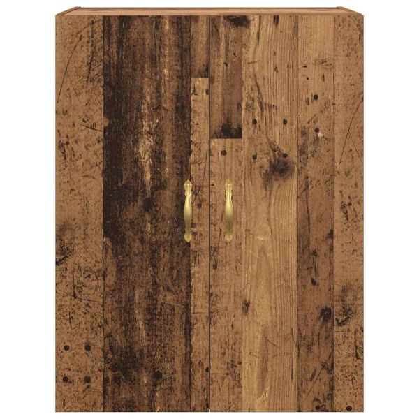 Стенен шкаф Старо дърво 69,5 x 34 x 90 см Инженерно дърво