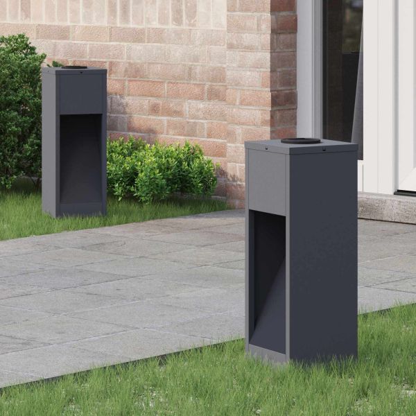 Слънчев LED светлинен указател 2 pcs Антрацит