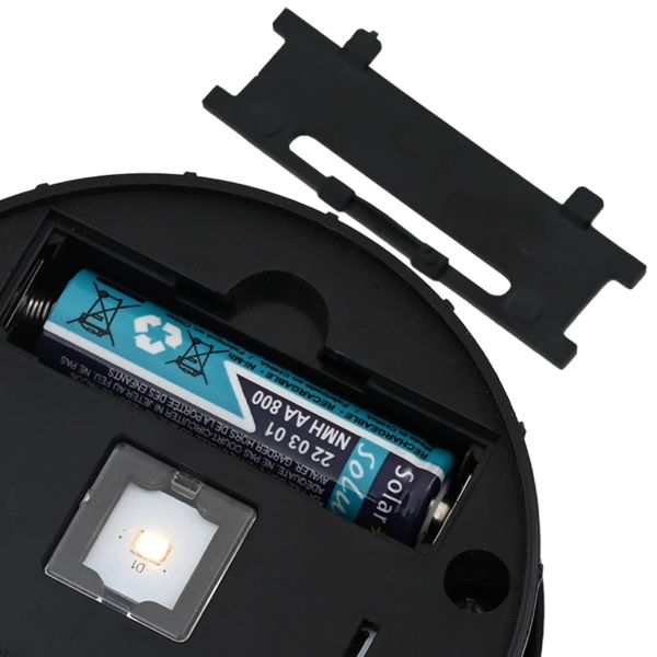 Слънчев LED светлинен указател 2 pcs Черно