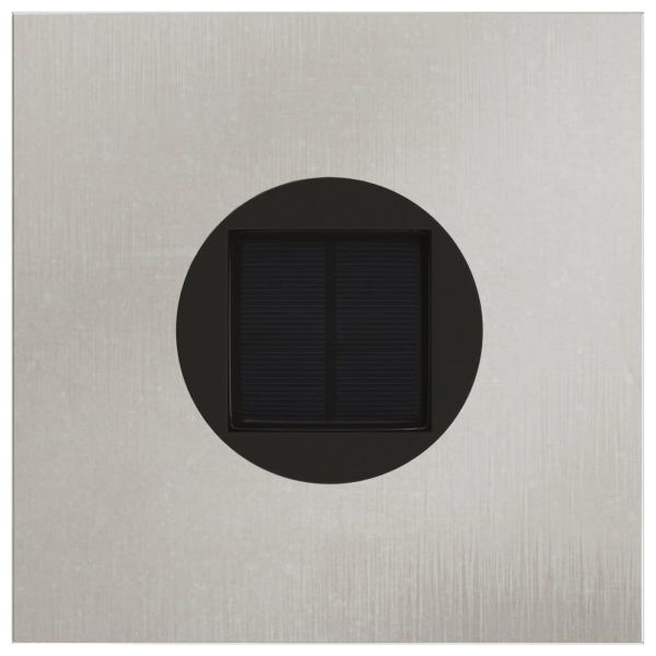 Слънчев LED светлинен указател 2 pcs Сребрист