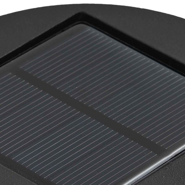 Соларна LED светлина за пътека 2 бр. Топло бяло 18 x 18 x 50 см