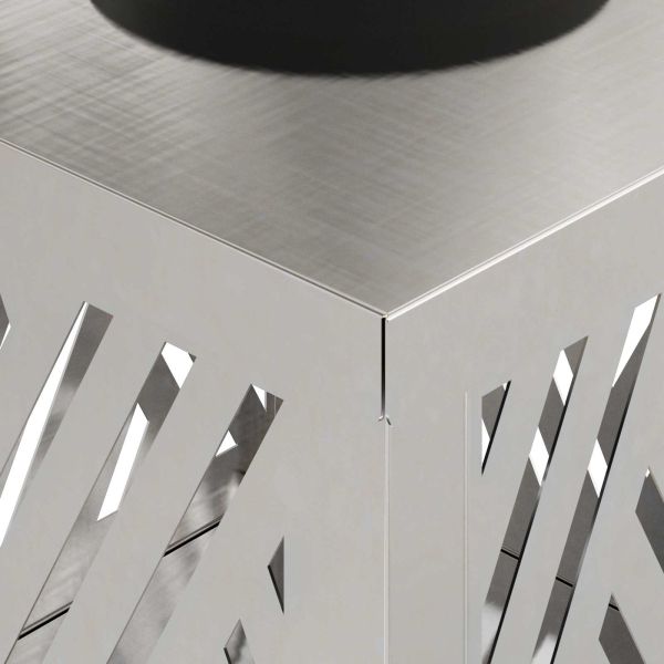 Соларна LED светлина за пътека 2 бр. Топло бяло 18 x 18 x 50 см