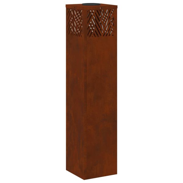 Соларна LED светлина за пътека 2 pcs Бронзов Патинираща стомана