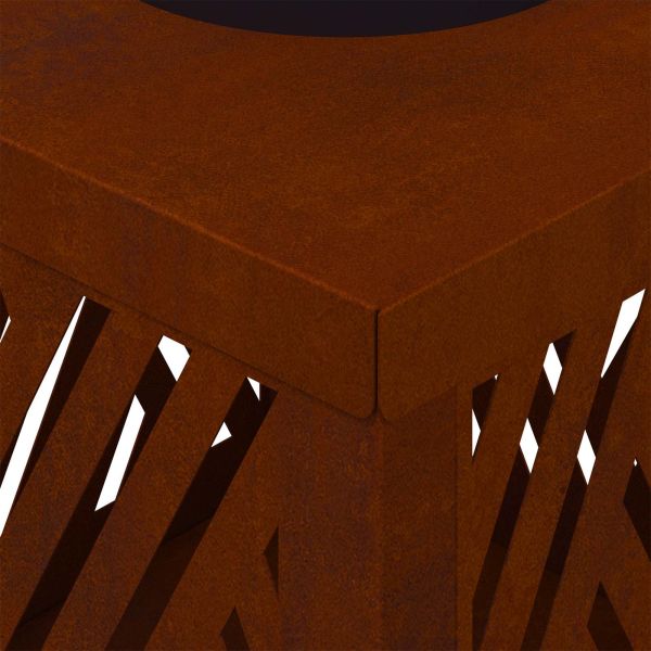 Соларна LED светлина за пътека 2 pcs Бронзов Патинираща стомана