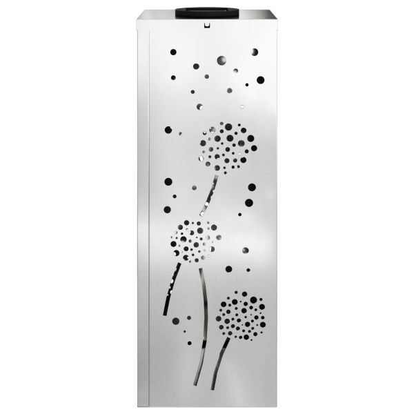 Соларна LED светлина за пътека 2 pcs Сребрист