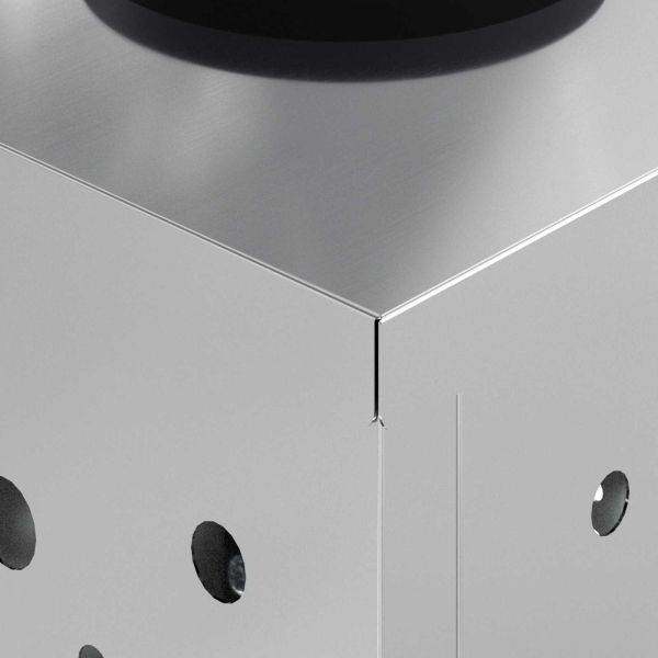 Соларна LED светлина за пътека 2 pcs Сребрист