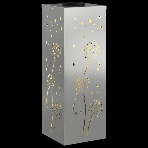 Соларна LED светлина за пътека 2 pcs Сребрист