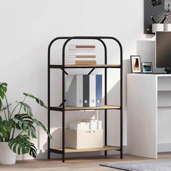 Рафт за книги Сонома дъб 60 x 30 x 109 см Инженерно дърво