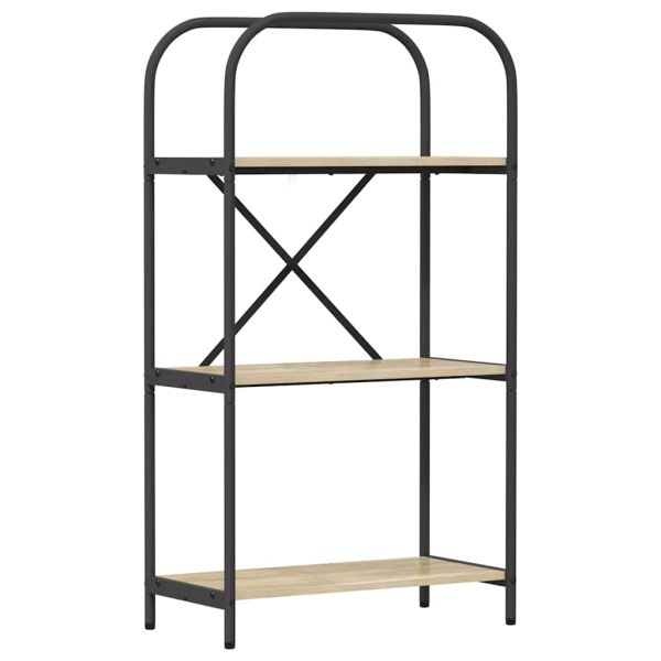 Рафт за книги Сонома дъб 60 x 30 x 109 см Инженерно дърво