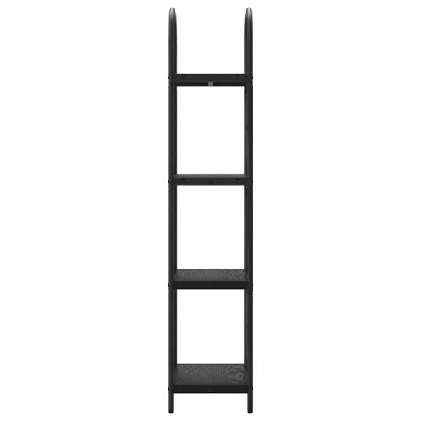 Рафт за книги Черния дъб 40 x 30 x 146 см Инженерно дърво