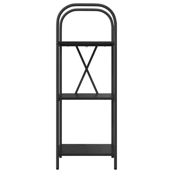 Рафт за книги Черния дъб 40 x 30 x 109 см Инженерно дърво