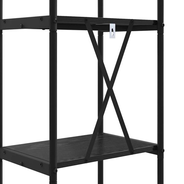 Рафт за книги Черния дъб 40 x 30 x 183 см Инженерно дърво