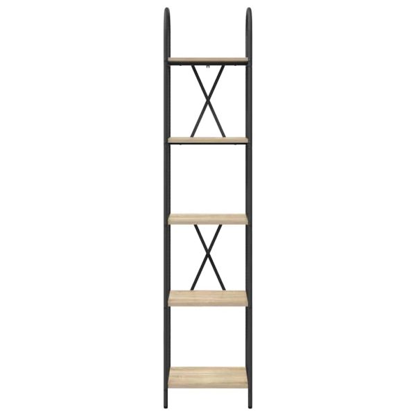 Рафт за книги Сонома дъб 40 x 30 x 183 см Инженерно дърво