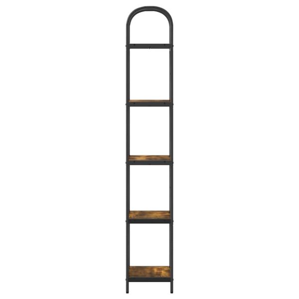 Рафт за книги Димян дъб 40 x 30 x 183 см Инженерно дърво
