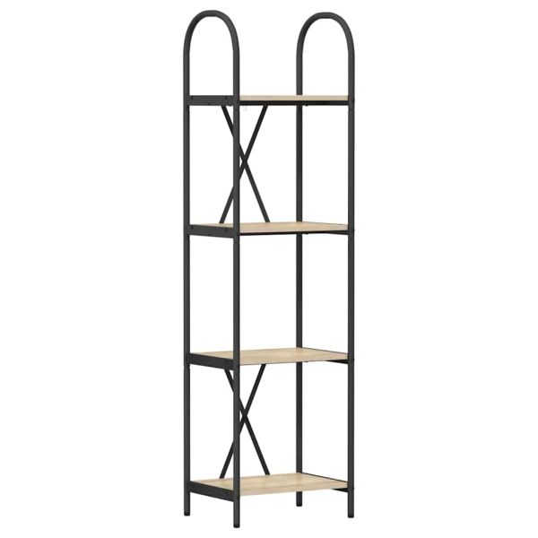 Рафт за книги Сонома дъб 40 x 30 x 146 см Инженерно дърво