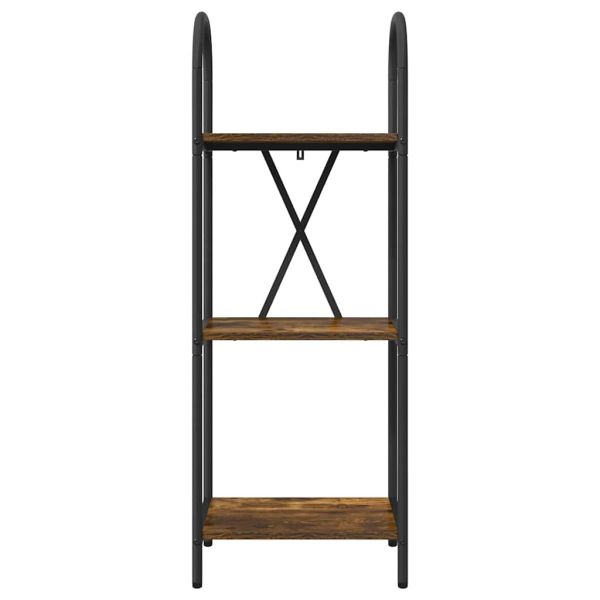 Рафт за книги Димян дъб 40 x 30 x 109 см Инженерно дърво