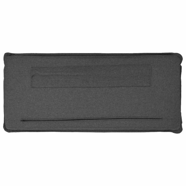 Тапицирана табла с таблото Естествено и тъмно сиво 135 cm