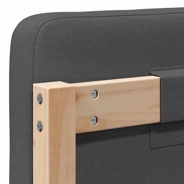 Тапицирана табла с таблото Кафяво и тъмно сиво 150 cm