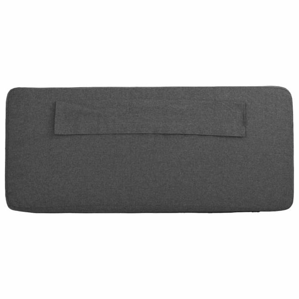 Тапицирана табла Кафяво и тъмно сиво 80 cm Солидно борово дърво