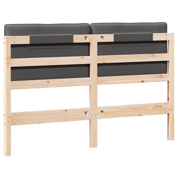 Тапицирана табла с таблото Кафяво и тъмно сиво 140 cm