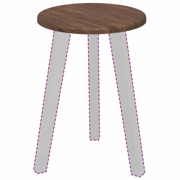 Топ за маса Кафяв дъб 30 x 30 x 1,5 см Инженерно дърво