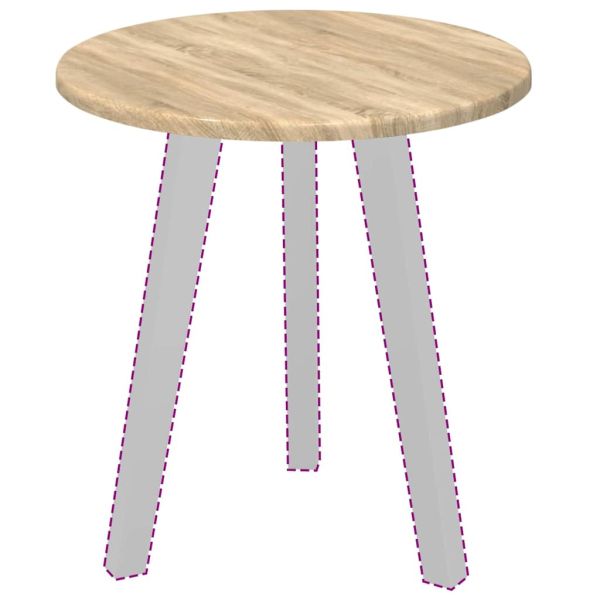 Топ за маса дъб сонома 40 x 40 x 1,5 cm Инженерно дърво