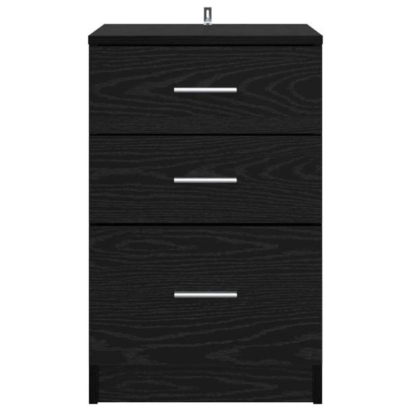 Нощен шкаф Черния дъб 40 x 40 x 63 см Инженерно дърво