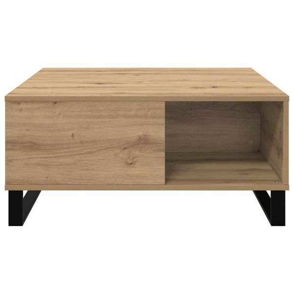 Масичка за кафе Дъб 80 x 80 x 36,5 см Инженерна дървесина