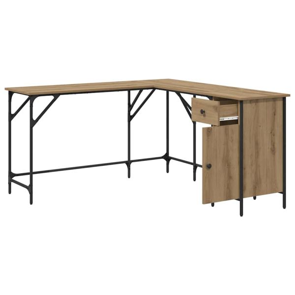 Бюро Дъб Инженерна дървесина 141 x 141 x 75 см