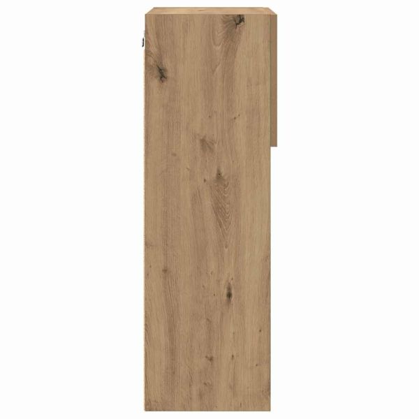 Стенен телевизионен шкаф 40,5 x 30 x 90 см Дъб
