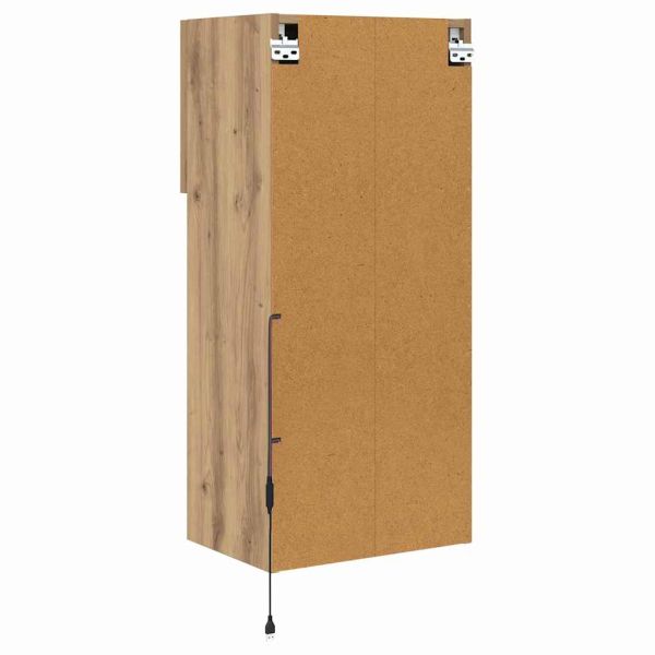 Стенен телевизионен шкаф 40,5 x 30 x 90 см Дъб