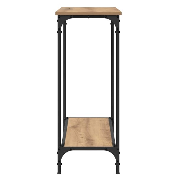 Конзолна маса дъб артизан 101 x 30.5 x 75 см Инженерно дърво