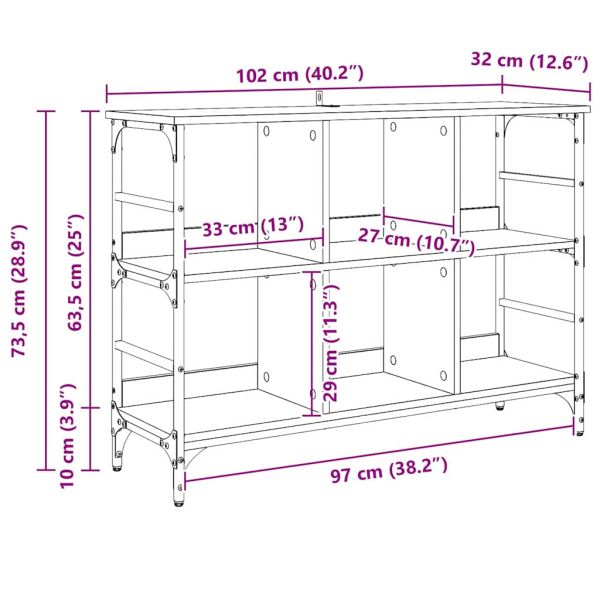 Служебен шкаф Дъб 102 x 32 x 73,5 см